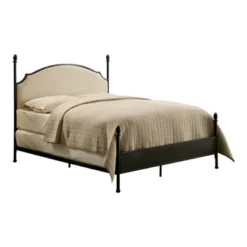 Geraldine Upholstered Headboard Poster Panel Bed Powder Coated Gun Metal - HOMES: Inside + Out 9 Geraldine Upholstered Headboard Poster Panel Bed Powder Coated Gun Metal - HOMES: Inside + Out -Furniture Sales Store GUEST 726242f6 c0f2 4911 bbef 9e647e7667d0
