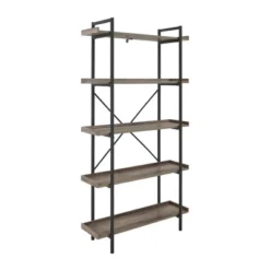 68" 5 Tray Shelf Urban Pipe X Back Bookshelf - Saracina Home 21 68" 5 Tray Shelf Urban Pipe X Back Bookshelf - Saracina Home -Furniture Sales Store GUEST 7546ba45 c02f 4ca7 b12d e99f32bb0573