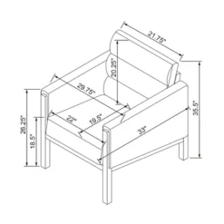 Faux Leather Upholstered Accent Arm Chair - Cognac - Hearth & Hand™ With Magnolia 17 Faux Leather Upholstered Accent Arm Chair - Cognac - Hearth & Hand™ With Magnolia -Furniture Sales Store GUEST 7e6bfbad 94b5 4f19 9cf6 287fe7dd4aa9