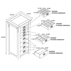 Delia Jewelry Armoire Brown - Powell Company 31 Delia Jewelry Armoire Brown - Powell Company -Furniture Sales Store GUEST 83671e5f f20a 4898 93ee 3b153b1c74be