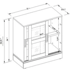 32" Promontory Sliding Glass 2 Door Cabinet - Threshold™ Designed With Studio McGee 19 32" Promontory Sliding Glass 2 Door Cabinet - Threshold™ Designed With Studio McGee -Furniture Sales Store GUEST 886a1690 8c08 4bfa 84cf 5fb1b76c3fe4