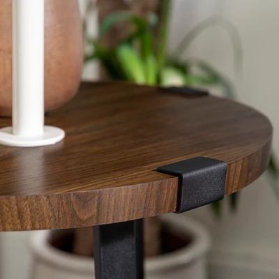 Wrightson Urban Industrial Faux Wrap Leg Round Side Table - Saracina Home 8 Wrightson Urban Industrial Faux Wrap Leg Round Side Table - Saracina Home - Image 6