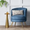 Beadle Accent Chair With Brass Leg Velvet Blue - Project 62™ 2 Beadle Accent Chair With Brass Leg Velvet Blue - Project 62™ -Furniture Sales Store GUEST 8ccbf5b0 9e09 4135 98bb 0abf3c1d375e
