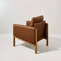 Faux Leather Upholstered Accent Arm Chair - Cognac - Hearth & Hand™ With Magnolia 12 Faux Leather Upholstered Accent Arm Chair - Cognac - Hearth & Hand™ With Magnolia -Furniture Sales Store GUEST 8dd6e260 8922 4383 a370 058b5ae59a93