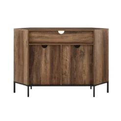 Atticus Modern Farmhouse 2 Door Corner TV Stand For TVs Up To 55" Rustic Oak - Saracina Home 16 Atticus Modern Farmhouse 2 Door Corner TV Stand For TVs Up To 55" Rustic Oak - Saracina Home -Furniture Sales Store GUEST 900f6adf 45c0 46b7 af93 6ba1b19d3f99
