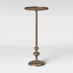 Londonberry Turned Accent Table Brass - Threshold -Furniture Sales Store GUEST 9015dc52 48a8 4cd2 9191 c3c1cce8e7c2