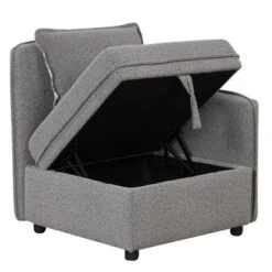 122.8" Minimalist Convertible Modular Sofa, Upholstered Sectional Sofa Couch With 5 Pillows-ModernLuxe 26 122.8" Minimalist Convertible Modular Sofa, Upholstered Sectional Sofa Couch With 5 Pillows-ModernLuxe -Furniture Sales Store GUEST 91e3b404 7796 44c2 a384 ec2063b2ed7a