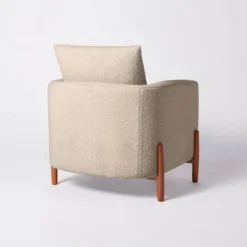 Elroy Faux Shearling Accent Chair With Wood Legs - Threshold™ Designed With Studio McGee 16 Elroy Faux Shearling Accent Chair With Wood Legs - Threshold™ Designed With Studio McGee -Furniture Sales Store GUEST 9253b8cf 4e11 4a1b aeb0 11fec1e0f29d
