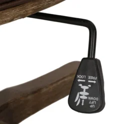 Coulee Contemporary Upholstered Roll Back Swivel Office Chair Dark Brown/Natural - Christopher Knight Home -Furniture Sales Store GUEST 938a63e5 34a7 4889 a8d5 569f6a83ccb7