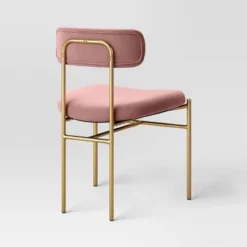 Orion Luxe Dining Chair With Brass Legs Blush Velvet - Threshold™ 8 Orion Luxe Dining Chair With Brass Legs Blush Velvet - Threshold™ -Furniture Sales Store GUEST 95e896b0 31de 452f 9f0c 7e8bf7ba7238
