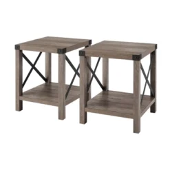 Set Of 2 Sophie Rustic Farmhouse X Frame Side Tables - Saracina Home 18 Set Of 2 Sophie Rustic Farmhouse X Frame Side Tables - Saracina Home -Furniture Sales Store GUEST 960bef5e 3c5c 4d02 b13f f506cb00d421