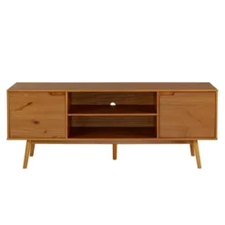Solid Wood Mid-Century Modern TV Stand For TVs Up To 80" - Saracina Home -Furniture Sales Store GUEST 963f4aa7 1dd5 4068 8d30 f7951fced556