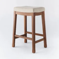 Candor Wood And Upholstered Saddle Counter Height Barstool - Threshold™ 17 Candor Wood And Upholstered Saddle Counter Height Barstool - Threshold™ -Furniture Sales Store GUEST 9752c844 5eab 4428 9bc4 84b07e39c310