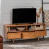 Cara Mid-Century Modern 3 Drawer TV Stand For TVs Up To 65" - Saracina Home 1 Cara Mid-Century Modern 3 Drawer TV Stand For TVs Up To 65" - Saracina Home -Furniture Sales Store GUEST 9bbb4707 5d9c 487a 88c4 4bb8e3916034