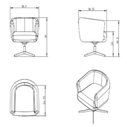 Morpho Swivel Armchair - Threshold™ 18 Morpho Swivel Armchair - Threshold™ -Furniture Sales Store GUEST a3b3d07e 0d72 4668 abc8 9eef5cda41b8