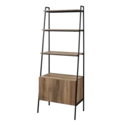 72" Open Shelf And Closed Storage Cabinet Ladder Bookcase - Saracina Home 22 72" Open Shelf And Closed Storage Cabinet Ladder Bookcase - Saracina Home -Furniture Sales Store GUEST a549211b d335 42ba adc5 7d826ec271f5