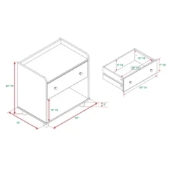Set Of 2 Katie Transitional Tray Top 1 Drawer Solid Wood Nightstands Caramel - Saracina Home 19 Set Of 2 Katie Transitional Tray Top 1 Drawer Solid Wood Nightstands Caramel - Saracina Home -Furniture Sales Store GUEST aa86a644 1088 4491 99db ac863c4ab818