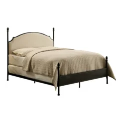 Geraldine Upholstered Headboard Poster Panel Bed Powder Coated Gun Metal - HOMES: Inside + Out 10 Geraldine Upholstered Headboard Poster Panel Bed Powder Coated Gun Metal - HOMES: Inside + Out -Furniture Sales Store GUEST abf61064 8b97 4a66 a90a e65612d4e539