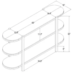 32" Portola Hills 3 Shelf Horizontal Bookcase - Threshold™ Designed With Studio McGee 18 32" Portola Hills 3 Shelf Horizontal Bookcase - Threshold™ Designed With Studio McGee -Furniture Sales Store GUEST b29322d3 efb6 44c0 a459 930a88eaa026