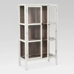56.2" Hadley Library Cabinet With Glass Shell White - Threshold™ 9 56.2" Hadley Library Cabinet With Glass Shell White - Threshold™ -Furniture Sales Store GUEST b3be3e09 a22b 4dd7 963c b3cc3e349a54