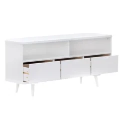 Cara Mid-Century Modern 3 Drawer Corner TV Stand For TVs Up To 58" - Saracina Home 25 Cara Mid-Century Modern 3 Drawer Corner TV Stand For TVs Up To 58" - Saracina Home -Furniture Sales Store GUEST b7e8b16a c2b0 4205 a4c0 edc7f94f50dd