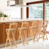 Costway Set Of 4 Bamboo Folding Barstools Counter Height Dining Chairs Installation Free 2 Costway Set Of 4 Bamboo Folding Barstools Counter Height Dining Chairs Installation Free -Furniture Sales Store GUEST b8715a6f 722b 4892 aed6 84490194a6a2