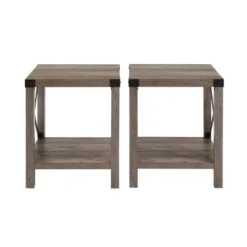 Set Of 2 Sophie Rustic Farmhouse X Frame Side Tables - Saracina Home 21 Set Of 2 Sophie Rustic Farmhouse X Frame Side Tables - Saracina Home -Furniture Sales Store GUEST ba192e9c bdb3 4fbc b015 1e016932d4a2