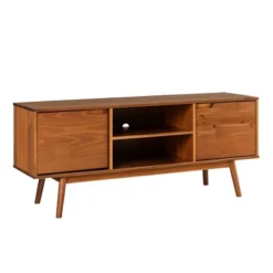 Solid Wood Mid-Century Modern TV Stand For TVs Up To 65" - Saracina Home 30 Solid Wood Mid-Century Modern TV Stand For TVs Up To 65" - Saracina Home -Furniture Sales Store GUEST bcf10612 ab1c 44cb 835f 7b34eadc967d
