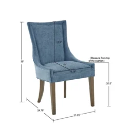 2pk Ultra Dining Side Chairs Blue - Madison Park 19 2pk Ultra Dining Side Chairs Blue - Madison Park -Furniture Sales Store GUEST c1b06bec e5f4 429b 8b01 94b0d59e1a96