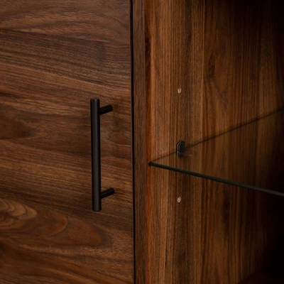 2 Door Mid-Century Modern Wood Storage TV Stand For TVs Up To 80" - Saracina Home 8 2 Door Mid-Century Modern Wood Storage TV Stand For TVs Up To 80" - Saracina Home - Image 6