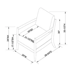 Park Valley Ladder Back Wood Arm Accent Chair - Threshold™ Designed With Studio McGee 15 Park Valley Ladder Back Wood Arm Accent Chair - Threshold™ Designed With Studio McGee -Furniture Sales Store GUEST ce32bc3c bd47 42a8 bac8 4fae9f0aa812
