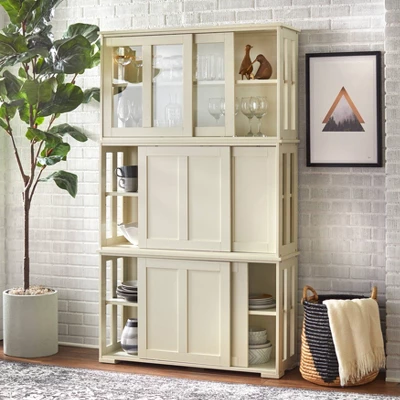 Pacific Stackable Cabinet With Sliding Doors - Buylateral 5 Pacific Stackable Cabinet With Sliding Doors - Buylateral - Image 3
