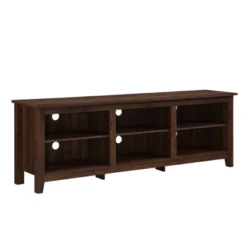 Transitional 6 Cubby Wood Open Storage Wood TV Stand For TVs Up To 80"- Saracina Home 24 Transitional 6 Cubby Wood Open Storage Wood TV Stand For TVs Up To 80"- Saracina Home -Furniture Sales Store GUEST d09d53fd 86be 4590 8f8d 330fc60b11ce