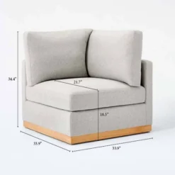 Woodland Hills Modular Sectional Corner Light Gray - Threshold™ Designed With Studio McGee 23 Woodland Hills Modular Sectional Corner Light Gray - Threshold™ Designed With Studio McGee -Furniture Sales Store GUEST d13a80c0 94a7 4a14 807c 01f454d7e453