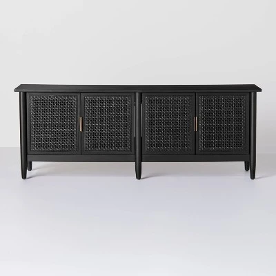 Wood & Cane Media Console - Hearth & Hand™ With Magnolia 4 Wood & Cane Media Console - Hearth & Hand™ With Magnolia - Image 2