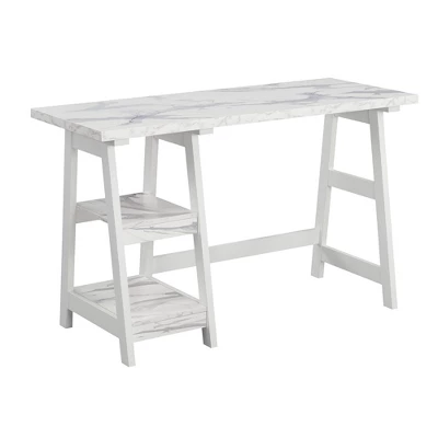 Designs2Go Trestle Desk With Shelves - Breighton Home 19 Designs2Go Trestle Desk With Shelves - Breighton Home - Image 17