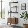 72" Open Shelf And Closed Storage Cabinet Ladder Bookcase - Saracina Home 2 72" Open Shelf And Closed Storage Cabinet Ladder Bookcase - Saracina Home -Furniture Sales Store GUEST d5ed9a6a d33c 44a1 8ab7 7d7146b0027f