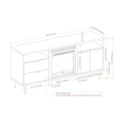 Ronan Modern Storage With Electric Fireplace TV Stand For TVs Up To 65" - Saracina Home 15 Ronan Modern Storage With Electric Fireplace TV Stand For TVs Up To 65" - Saracina Home -Furniture Sales Store GUEST d88f95c5 b2a0 4d08 8b46 da4db4bc3efd