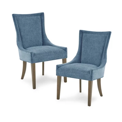 2pk Ultra Dining Side Chairs Blue - Madison Park 3 2pk Ultra Dining Side Chairs Blue - Madison Park