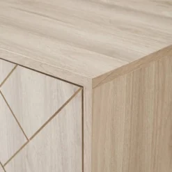 Vik Modern Boho 4 Door Herringbone TV Stand For TVs Up To 80" - Saracina Home -Furniture Sales Store GUEST dc6efbef b8ac 475f a48e a7b2b59eda7f