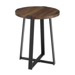 Wrightson Urban Industrial Faux Wrap Leg Round Side Table - Saracina Home 25 Wrightson Urban Industrial Faux Wrap Leg Round Side Table - Saracina Home -Furniture Sales Store GUEST de11acff 57fb 43ae ba23 8b22beb8247c