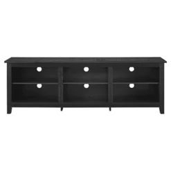 Transitional 6 Cubby Wood Open Storage Wood TV Stand For TVs Up To 80"- Saracina Home 21 Transitional 6 Cubby Wood Open Storage Wood TV Stand For TVs Up To 80"- Saracina Home -Furniture Sales Store GUEST e4c39780 fb14 4bd8 b437 8185f460c007
