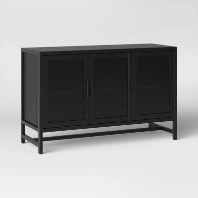 Warwick 3 Door Accent TV Stand For TVs Up To 59" - Threshold™ 4 Warwick 3 Door Accent TV Stand For TVs Up To 59" - Threshold™ - Image 2