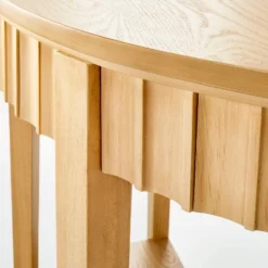 Thousand Oaks Wood Scalloped Demilune Console Table - Threshold™ Designed With Studio McGee 8 Thousand Oaks Wood Scalloped Demilune Console Table - Threshold™ Designed With Studio McGee -Furniture Sales Store GUEST eb35aaa8 f7c8 4881 b5d1 f85e53b2ca90