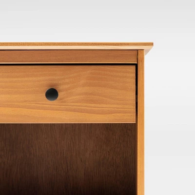 Stiva Classic Mid-Century Modern 1 Drawer Nightstand - Saracina Home 5 Stiva Classic Mid-Century Modern 1 Drawer Nightstand - Saracina Home - Image 4