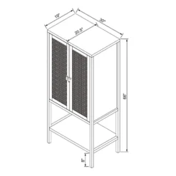 66" East Bluff Woven Cabinet Black - Threshold™ Designed With Studio McGee 15 66" East Bluff Woven Cabinet Black - Threshold™ Designed With Studio McGee -Furniture Sales Store GUEST f0f96919 4336 4aac bf37 3083b43583f1