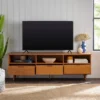 Cara 3 Drawer Mid-Century Modern 3 Drawer TV Stand For TVs Up To 80" - Saracina Home 2 Cara 3 Drawer Mid-Century Modern 3 Drawer TV Stand For TVs Up To 80" - Saracina Home -Furniture Sales Store GUEST f2077998 8439 4299 85cb 3212c3494482