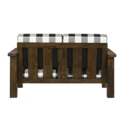 Jovie Gingham Rustic Loveseat - HOMES: Inside + Out 11 Jovie Gingham Rustic Loveseat - HOMES: Inside + Out -Furniture Sales Store GUEST f773bcaf 574a 4e27 96b6 3bc9f78da4e4