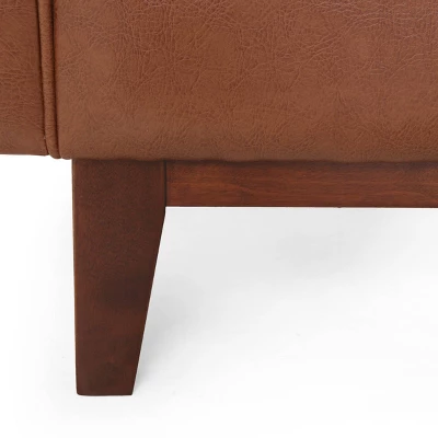 Ovando Contemporary Upholstered 3 Seater Sofa - Christopher Knight Home 8 Ovando Contemporary Upholstered 3 Seater Sofa - Christopher Knight Home - Image 6