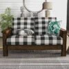 Jovie Gingham Rustic Loveseat - HOMES: Inside + Out -Furniture Sales Store GUEST fead4da2 15b5 433c 93d7 058e1d0967b2